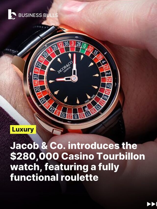 Jacob & Co. introduces the $280,000 Casino Tourbillon Watch