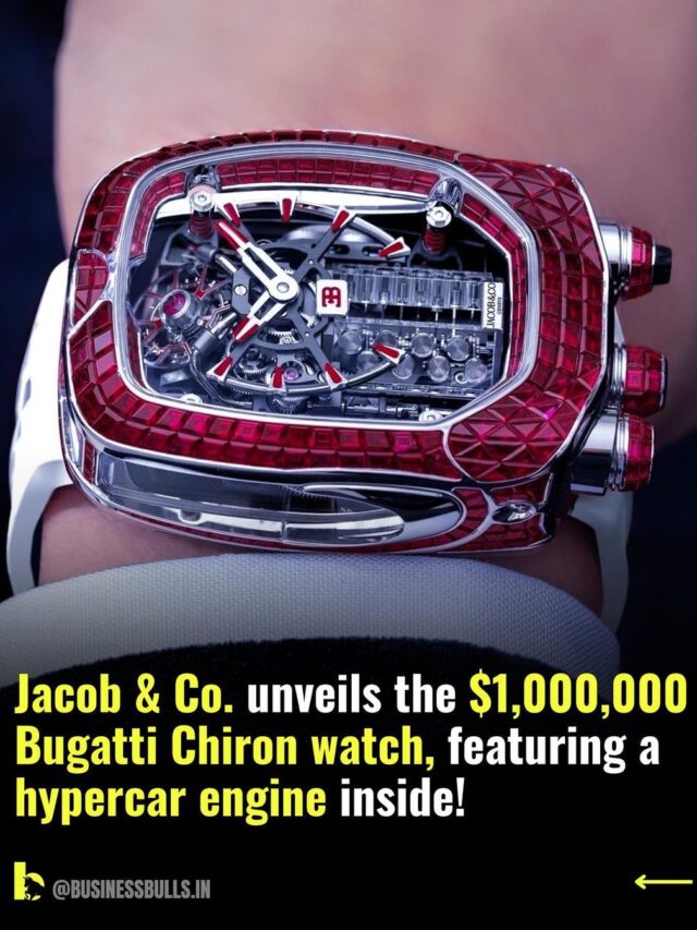 Jacob & Co. unveils the $1,000,000 Bugatti Chiron Watch