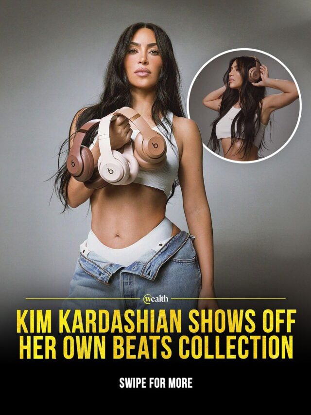 Kim Kardashian has revealed her new collaboration with Beats