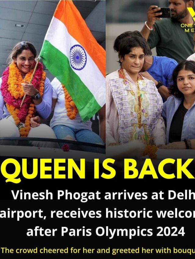 Vinesh Phogat Arrives at Delhi Airport