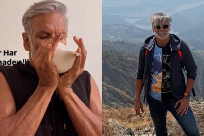 The secret power of blowing a conch: Science backs Milind Soman’s claim!(Image by Instagram/milindrunning)