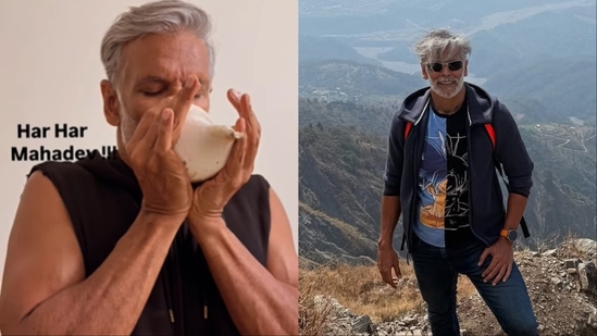 The secret power of blowing a conch: Science backs Milind Soman’s claim!(Image by Instagram/milindrunning)