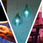 Three Philips Hue lights