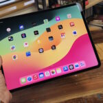 iPad Pro 13-inch with M4 chip on a wooden table