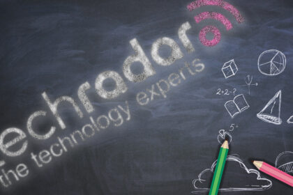 TechRadar logo in chalk on blackboard