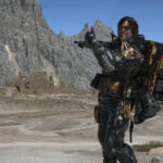 A screenshot from the game Death Stranding 2: On the Beach