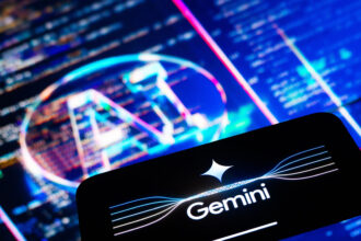 Gemini on a mobile phone.