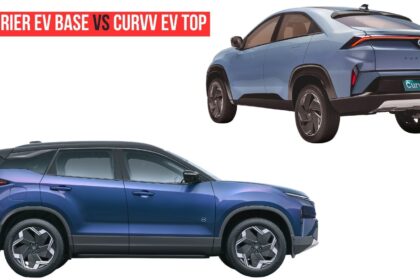 HARRIER EV BASE VS CURVV EV TOP