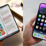 Samsung Galaxy Z Fold 5 and iPhone 14 Pro Max