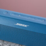 Bose SoundLink Flex Gen 2 on stone surface