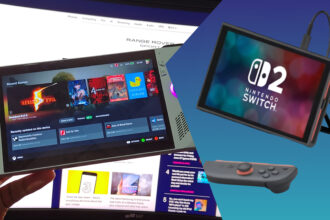 ROG Ally using Bazzite vs Switch 2