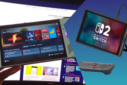 ROG Ally using Bazzite vs Switch 2