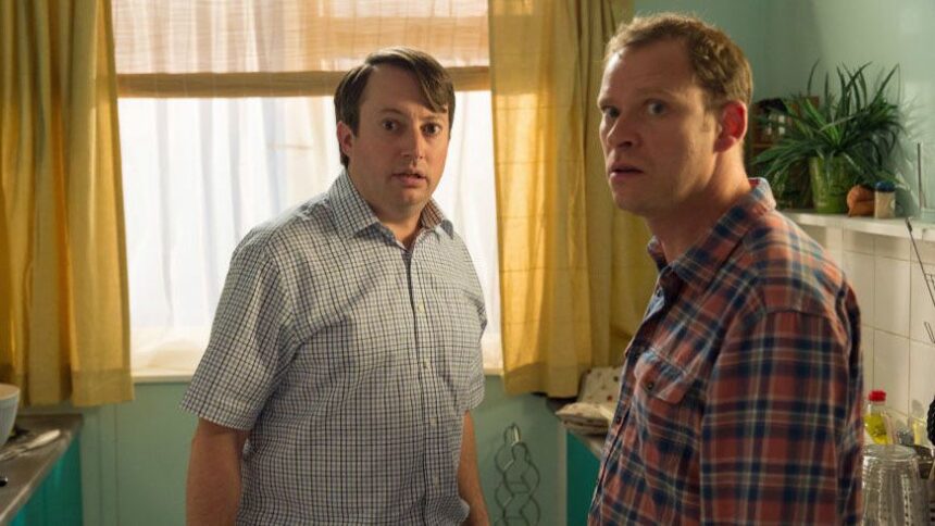 Mark and Jeremy in Peep Show