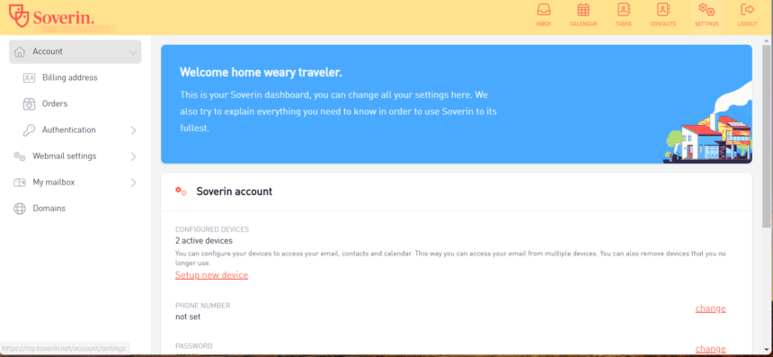 Soverin secure email review