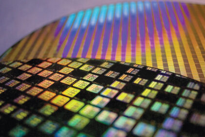 TSMC semiconductor chip close up