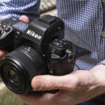 Nikon Z8 camera in the hand