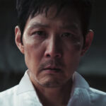Gi-hun looking directly into the camera in Squid Game season 3 episode 6