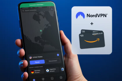 NordVPN mobile app and Amazon gift card deal