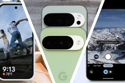 Four Android phones