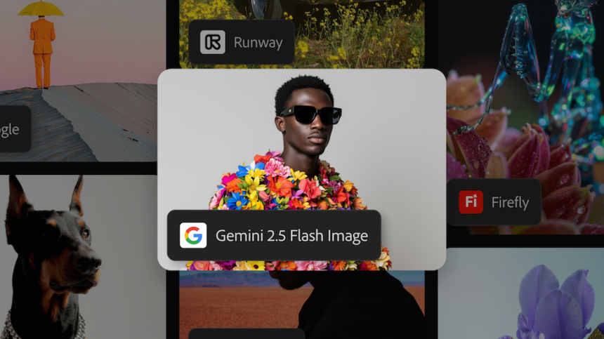Gemini 2.5 Flash Image in Adobe Firefly and Express