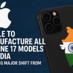 apple iphone 17 manufacturing in india