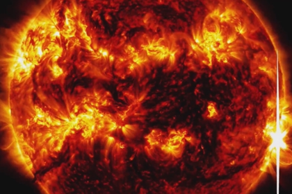 The sun magnetic field