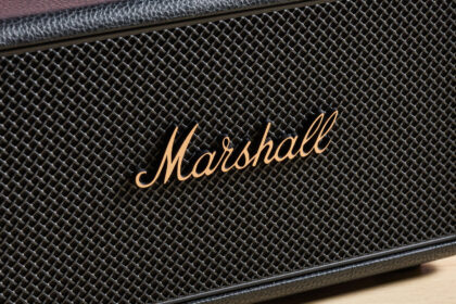Marshall logo on the Marshall Kilburn III