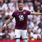 Kyle Walker of Burnley during the Premier League match between Tottenham Hotspur and Burnley at Tottenham Hotspur Stadium on August 16, 2025 in London, England.