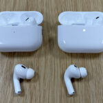 Apple AirPods Pro 3 next to AirPods Pro 2