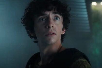 Boy Kavalier looking worried as he stares at something off-camera in Alien: Earth season 1 episode 8