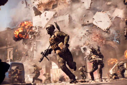 A promotional shot of Battlefield 6.