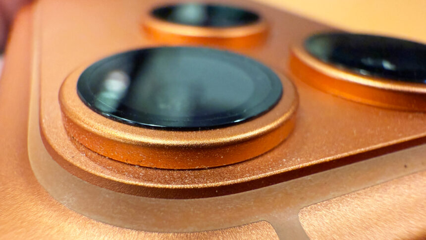 Apple iPhone 17 Pro Max closeup for Scratchgate