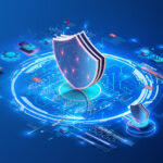 Concept art representing cybersecurity principles