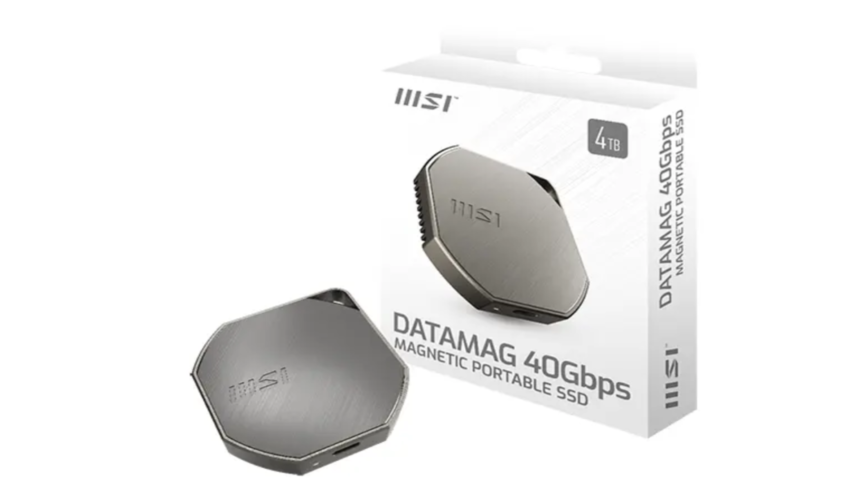 Datamag 40Gbps portable magnetic SSD