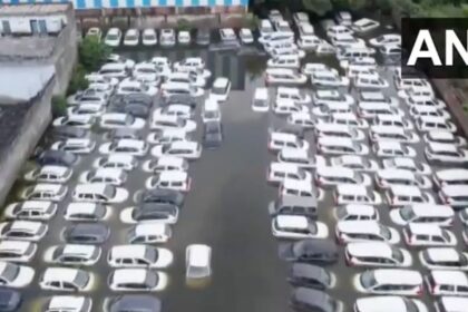 Maruti Suzuki Stockyard Cars Submerge 1