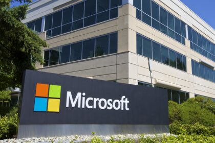 A building at the Microsoft Headquarters campus in Redmond, Washington (2014).