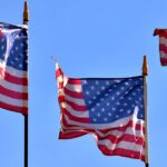 US flags