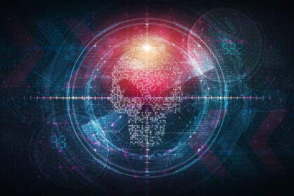 Proactive Cybersecurity Service That Neutralizes Threats Within a Digital Network - Conceptual Illustration