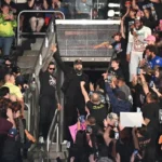 Punk and AJ Lee vs Becky Lynch and Seth Rollins