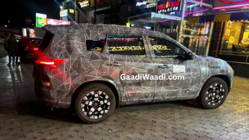 Updated Tata Safari Spied2