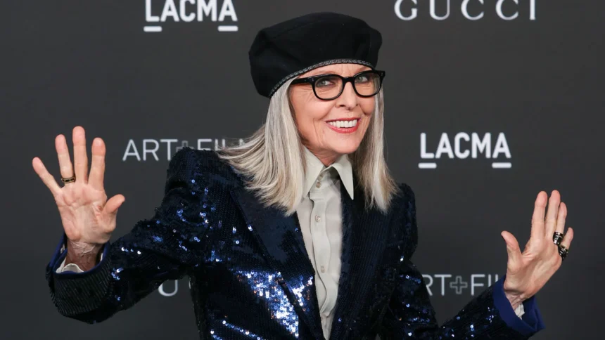 Diane Keaton at a red carpet event in Los Angeles before her death in 2025. The Oscar-winning actress, worth an estimated $100 million, sold her $29 million Brentwood home months before her passing.