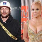 Side-by-side images of Kevin Federline and Britney Spears; Kevin in a recent photo, Britney at a public event.