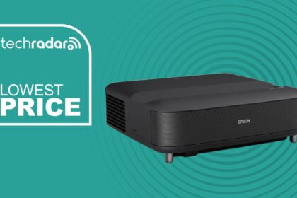 Epson LS650 on teal background