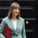 Official headshot of UK Chancellor Rachel Reeves in government setting.