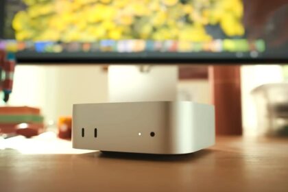 M4 Mac mini on a desk