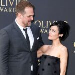 Lily Allen and David Harbour share an affectionate hug on the red carpet at a film premiere before their divorce.